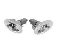 Tomotato Feu de Position Latéral LED, Boîtiers de Clignotants de Remplacement, Aile Avant Gauche Droite, Lampe Répéteur de Clignotant 6325G3, 2 Pièces