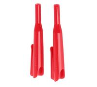 Tomotato Gaine pour Crayon de Charpentier à Nez Long et Trou Profond avec Clip, Taille Standard pour Crayon Mécanique de Menuiserie, Protection Anti-Poussière et Humidité pour Outi (Rouge)