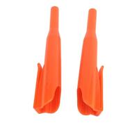 Tomotato Gaine pour Crayon de Charpentier à Nez Long et Trou Profond avec Clip, Taille Standard pour Crayon Mécanique de Menuiserie, Protection Anti-Poussière et Humidité pour Outi (Orange)