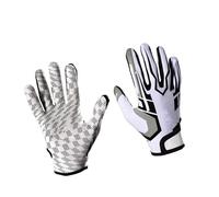 Tomotato Gants de Frappeur de Baseball et Football Américain Respirant Hommes Softball Batting Doigt Complet Sports Gants de Drapeau Antidérapants pour Adultes et Jeunes (S)
