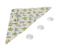 Tomotato Hamac pour Reptile, Balançoire en Tissu Fait Main avec Coussin Confortable, Crochets et Ventouses Inclus, pour Lézards, Geckos, Rongeurs et Petits Animaux