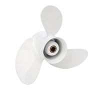 Tomotato Hélice de Bateau, Hélice Moteur Hors Bord 8 1/2 Pouces 6G1 45941 00 00 7 Canelures 3 Pales Alliage d'Aluminium pour Moteurs Hors Bord 6-9.9HP