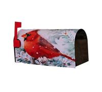Tomotato Housse de boîte aux Lettres « Joyeux Noël » pour boîtes aux Lettres de Vacances, enveloppe de boîte aux Lettres pour boîte aux Lettres extérieure, Jardin, Cour, 21 x 18 Pouces (C)