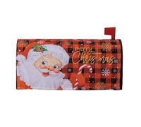 Tomotato Housse de boîte aux Lettres « Joyeux Noël » pour boîtes aux Lettres de Vacances, enveloppe de boîte aux Lettres pour boîte aux Lettres extérieure, Jardin, Cour, 21 x 18 Pouces (D)