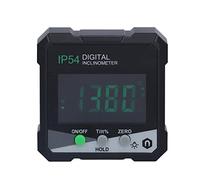 Tomotato Inclinomètre Numérique Rapporteur Niveau, Jauge d'Angle Affichage LCD Magnétique 360°, Pour Professionnels Construction Décoration Menuiserie