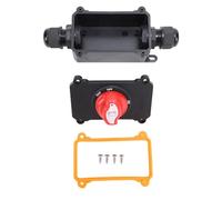 Tomotato Interrupteur de Batterie 150A, Commutateur Rotatif Étanche IP66 pour Voiture Camping Car Bateau, Coupe Circuit Alimentation avec Câble 7-12mm, Logement Pa66 et Pièces Lait