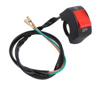 Tomotato Interrupteur de guidon moto, interrupteur lumineux ON OFF pour phare, compatible 7/8 pouces, pour moto ATV scooter VTT