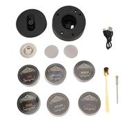 Tomotato Kit de fumoir électrique pour Cocktails Rechargeable avec copeaux de Bois, Fumeur de Boisson Portable pour Bar Maison fêtes, ABS et Bois Composite pour aromatisation alime
