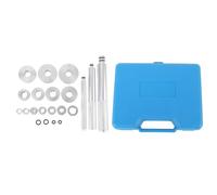 Tomotato Kit de Presse Roulement 17PCS, Set Installation Roulements et Joints Universel avec 14 Adaptateurs en Alliage d'Aluminium pour Automobiles et Véhicules