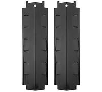 Tomotato Lot de 2 tentes chauffantes de Rechange pour barbecues à gaz Charbroil, Barres aromatisantes universelles en Acier Porcelaine 14 5/8" x 4 1/4", couvercles de brûleur et dompteurs