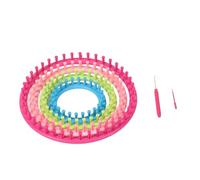 Tomotato Métier à Tricoter Rond Kit DIY Multiusage pour Écharpes | Convient Aux Tissus Multicouches Cuir Et Argile Polymère