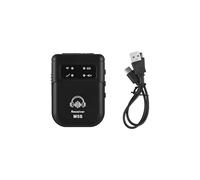 Tomotato Moniteur d'écouteurs sans Fil, émetteur et récepteur Mono/stéréo 2,4 GHz à Clipser, entrée et Sortie Microphone Rechargeables, pour scène Professionnelle en Direct (Récepteur Unique)