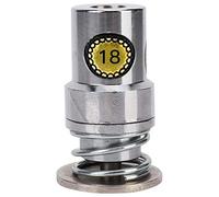 Tomotato Moule à Bouton en Tissu, Moule à Bouton en Tissu pour Presse à Main Outils de PoinçOnnage en Métal Bouton Faisant des Fournitures(18L)