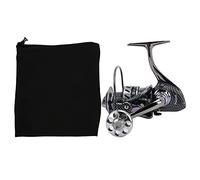 Tomotato Moulinet de Pêche Spinning Métal RA4000 13+1BB Rapport de Développement 5.5:1, Roue de Pêche Portable avec Design de Bobine en Métal, Bras de Manivelle Pliant, pour Pêche
