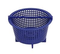 Tomotato Panier de Skimmer pour Piscine, Diam 19 cm Panier d'écumoire de Piscine Rond avec Anse, Pompe De Piscine Receveur De Feuilles De Fontaine Piscine Maille, Bleu