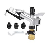 Tomotato Pistolet d'Irrigation en Alliage de Zinc, Arrosage Automatique avec Rotation et Impact Réglable pour Fermes, Jardins et Vergers G1
