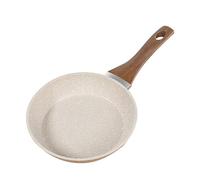 Tomotato Poêle à frire antiadhésive, Revêtement pierre de Maifan fond plat induction avec manche thermorésistant pour œufs steak crêpes cuisson quotidienne
