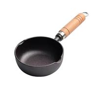 Tomotato Poêle en Fonte Antiadhésive Multifonctionnelle, Chauffe Uniforme Structure Profonde pour Cuisson sans Éclaboussures, Facile à Nettoyer et Durable pour Cuisine Professionne (S)