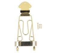 Tomotato, Pont Trapeze pour Guitare Acoustique 4 Cordes en Acier Alliage Réglable, Pont Trapeze Guitare Accessoires pour Guitare Archtop Jazz et Corps Semi Creux