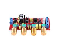 Tomotato Préamplificateur Audio NE5532, Carte Ampli HiFi avec Contrôle de Tone Volume, Alimentation AC 12V, Compatible Systèmes Audio DIY (Planche finie)