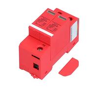 Tomotato Protecteur de surtension DC photovoltaïque 2P, Parafoudre Basse Tension connecté au réseau DC1000V Conception modulaire