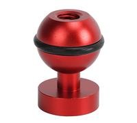 Tomotato Rotule de Flash Plongée, Tête Sphérique en Alliage d'Aluminium Anodisé Dur, Compatible avec Caméra sous Marine, Accessoire pour Éclairage et Photographie sous Marins (Rouge)