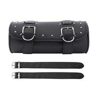 Tomotato Sac à Outils de Moto, Sac de Moto Universel Sac de Selle en Cuir PU Remplacement de Moteur de Bagage de Moto pour Motos(Noir)