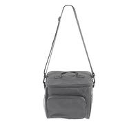 Tomotato Sac à Repas Isotherme en Tissu Oxford Grande Capacité, Double Couche Imperméable Compartiment Séparé pour Aliments Chauds et Froids, Glacière Pique-Nique Portable avec Poi (Gris)