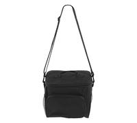 Tomotato Sac à Repas Isotherme en Tissu Oxford Grande Capacité, Double Couche Imperméable Compartiment Séparé pour Aliments Chauds et Froids, Glacière Pique-Nique Portable avec Poi (Noir)