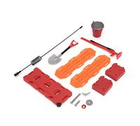 Tomotato Set Accessoire Déco Pelle et Bidon pour Voiture RC HSP 1/10, Structure Métallique Compatible avec Crawlers et Modèles Radiocommandés 1:10