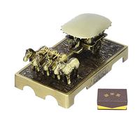 Tomotato Statue de Voiture en Terre Cuite, Figurine Art de Cuivre Vintage, Figurine Art, Dynastie Qin Sculptures de Armée en Terre Cuite pour Cadeaux de Décoration du Bureau