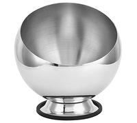 Tomotato Sucrier en Acier Inoxydable, Bol à Sauce à Bouche Oblique Argenté, Bouteille d'Assaisonnement avec Base pour la Cuisine à Domicile, le Restaurant(S)