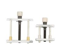 Tomotato Support de Mouvement de Montre, Étau Réglable 2-en-1 pour Boîtier de Montre, Porte-Mouvement Extensible et réversible, Kit de Réparation d'Horlogerie pour Horlogers, 2 Tailles, Argent