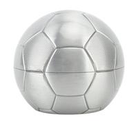 Tomotato Tirelire Soccer en Métal Grande Capacité, Décorative Multifonction Ballon de Football Stockage de Pièces pour Enfants Garçons Filles