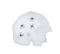 Tomotato Toile d'Araignée Réutilisable Halloween, Décoration Effrayante et Vivante pour Intérieur et Extérieur, Fête Accessoire, Tissu en PVC 200x300cm pour Décor de Fête d'Hallowe