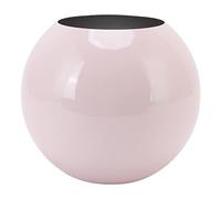 Tomotato Vase Boule, Ø14cm Petit Vase Rond de Style Nordique en Acier Inoxydable, Vase Design pour Mariages Événements Décoration Arrangements Décoration de Bureau ou de Maison(Rose)