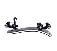 Tomotato Violin Shoulder Rest, Universal Adjustable Shoulder Support Cushion for 3/4-4/4 Violin, Ergonomic Foam Pad with Metal Frame for Practice and Performance (Style fibre de carbone)