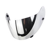 Tomotato Visière de Casque de Remplacement pour Casques Intégraux, Visière Moto Transparente Anti-Rayures avec Matériau Polycarbonate, Facile à Installer pour CL-16 CL-17 CL-St (Enduit d'argent)