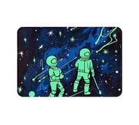 Tomppy Paillasson imprimé phosphorescent antidérapant durable pour entrée intérieure ou extérieure 60 x 40 cm