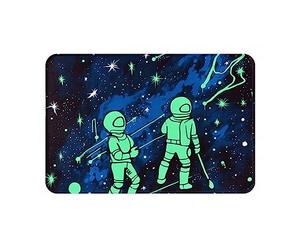 Tomppy Paillasson imprimé phosphorescent antidérapant durable pour entrée intérieure ou extérieure 60 x 40 cm