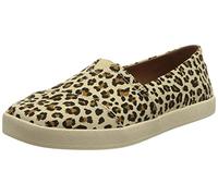TOMS Femme Avalon Mocassin, Léopard Naturel, 37 EU