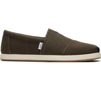 TOMS Alp FwdMocassins Plats pour Homme, Canteen Toile cirée en Coton recyclé, 43 EU