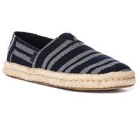 Toms Alpargata 2 Mousse Espadrilles Hommes Baskets en Bleu Marine Blanc UK 7 -