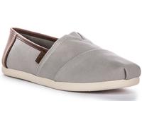 TOMS Alpargata 3.0 Vegan Bordure Cuir à Enfiler Espardrilles Vert Homme UK 7 -