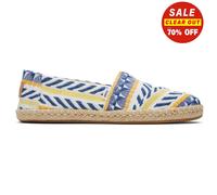 Toms Alpargata Chaussure Décontractée Mode Designer En Corde Femme Bleue