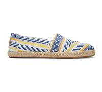 Toms Alpargata Chaussure Décontractée Mode Designer En Corde Femme Bleue