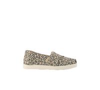 TOMS Alpargata Classic Semelle de Mocassin, Petits Pois léopard à l'avoine, 35 EU