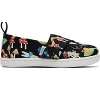 TOMS Alpargata Classique Semelle de Mocassin, Black Glow in The Dark Bugs, 26 EU