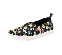 TOMS Alpargata Classique Semelle de Mocassin, Black Glow in The Dark Bugs, 37.5 EU