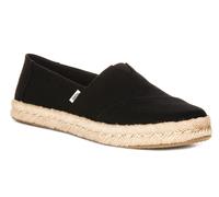 TOMS Alpargata Corde 2.0 Espadrille Toile Femmes Chaussures Plates en Noir 4 - 8